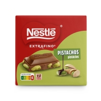 Chocolate con leite NESTLE Extrafino pistachos 60 g