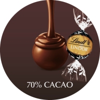 Bombóns LINDT Lindor negro 70% quilo