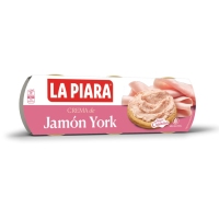 Crema de xamón York LA PIARA 3x75 g