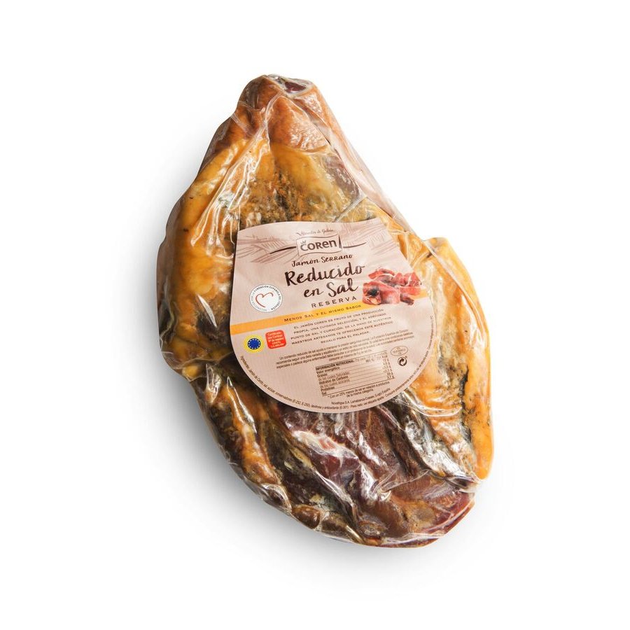Jamón serrano COREN Reserva reducido en sal al corte kilo