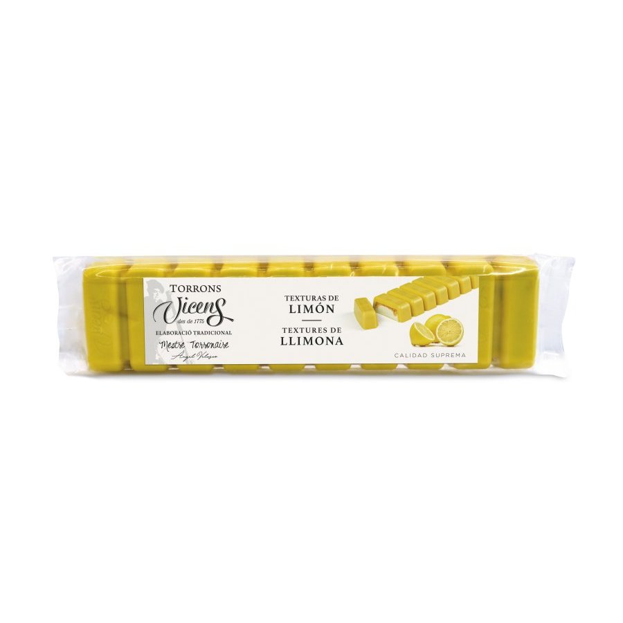 Turrón texturas de limón VICENS 300 g
