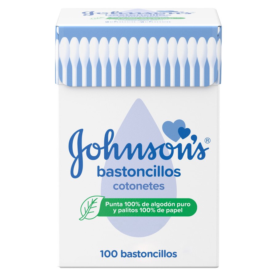 Bastoncillos JOHNSON'S 100 unidades