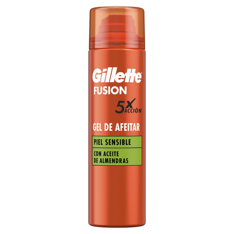 Gel afeitar GILLETTE Fusion piel sensible 200 ml