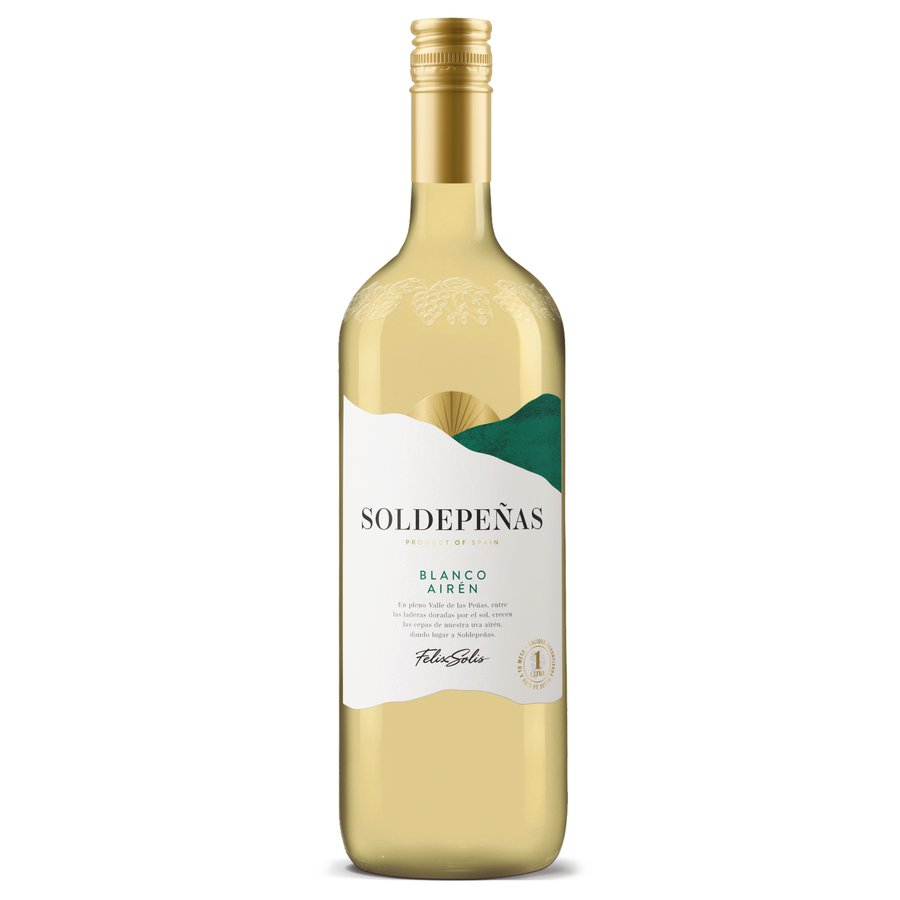Vino blanco de mesa SOLDEPEÑAS botella 1 l