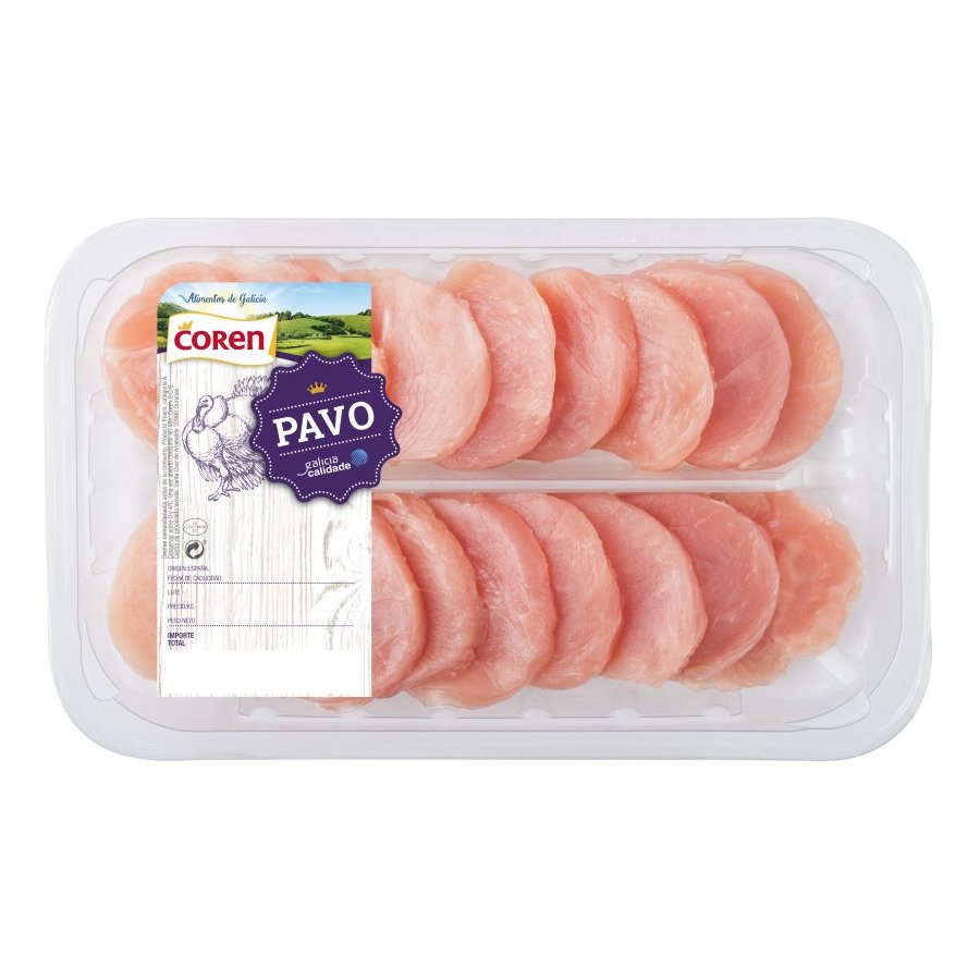 Imagen de Medallones de solomillo de pavo COREN Corte Fino bandeja kilo