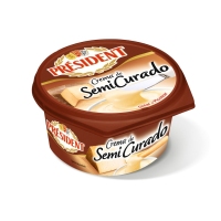 Crema queso semicurado PRESIDENT 125 g