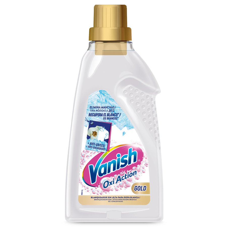 Blanqueador VANISH Oxi Action Gold ropa blanca 690 ml