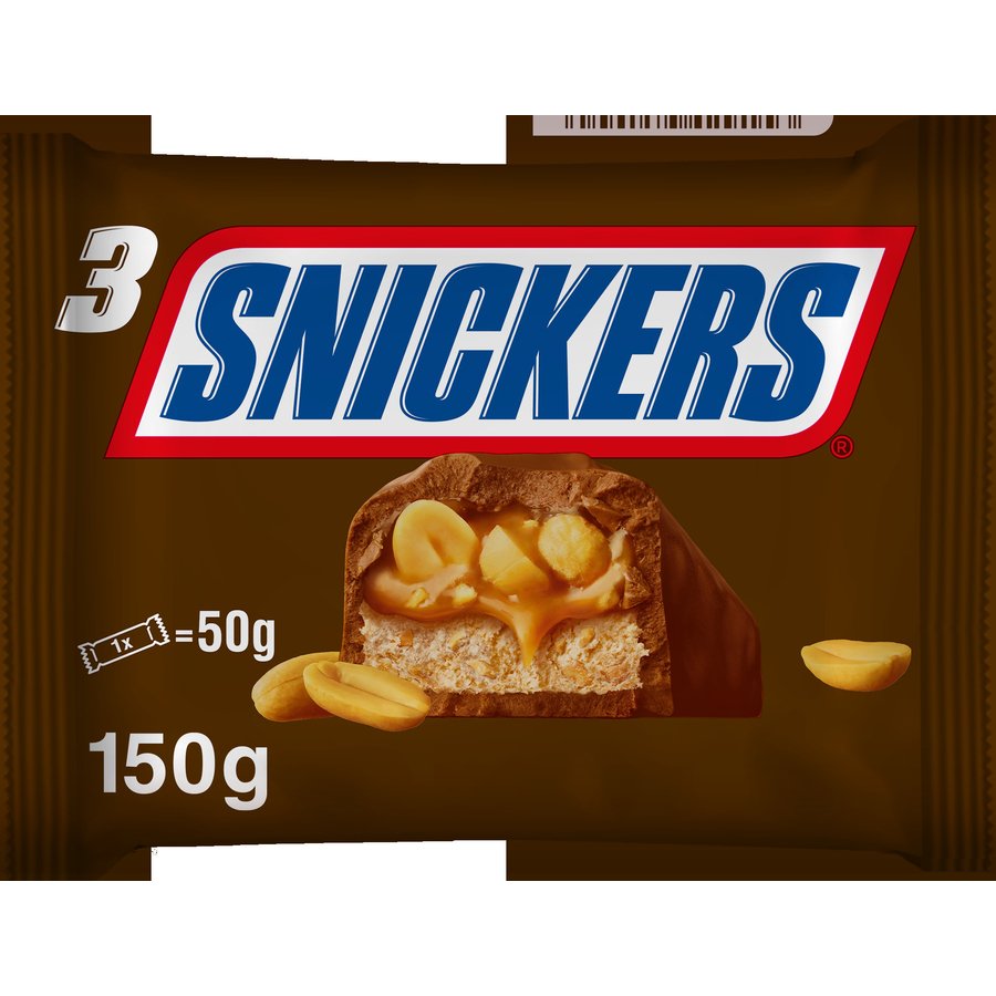 Chocolatina SNICKERS 3X50 g