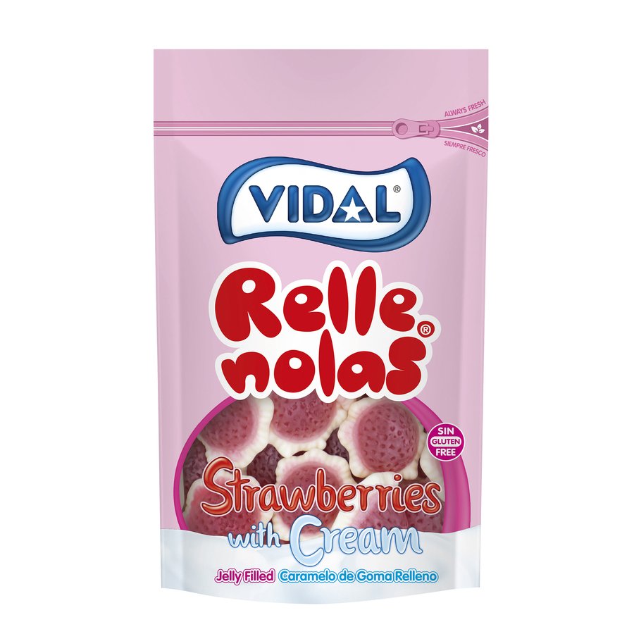 Caramelos goma VIDAL Rellenolas bolsa 180 g