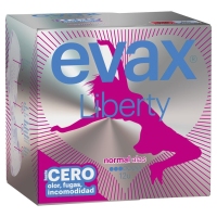 Compresas EVAX Liberty normal alas 12 unidades