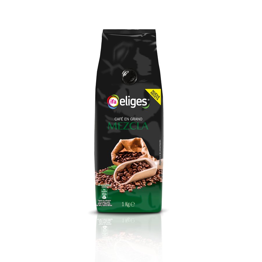 Café grano mezcla IFA ELIGES paquete 1 kg