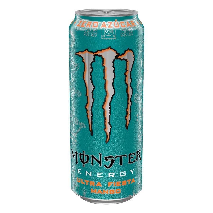 Bebida energética MONSTER Ultra Fiesta Mango Zero azúcar lata 50 cl