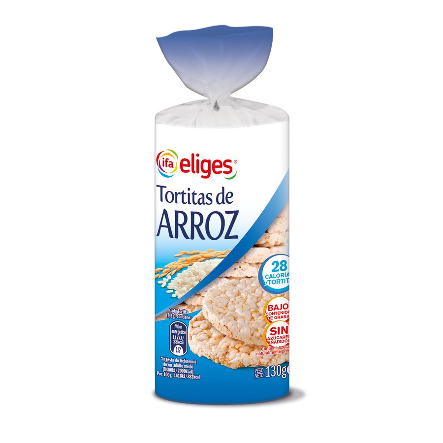 Tortitas de arroz IFA ELIGES 130 g