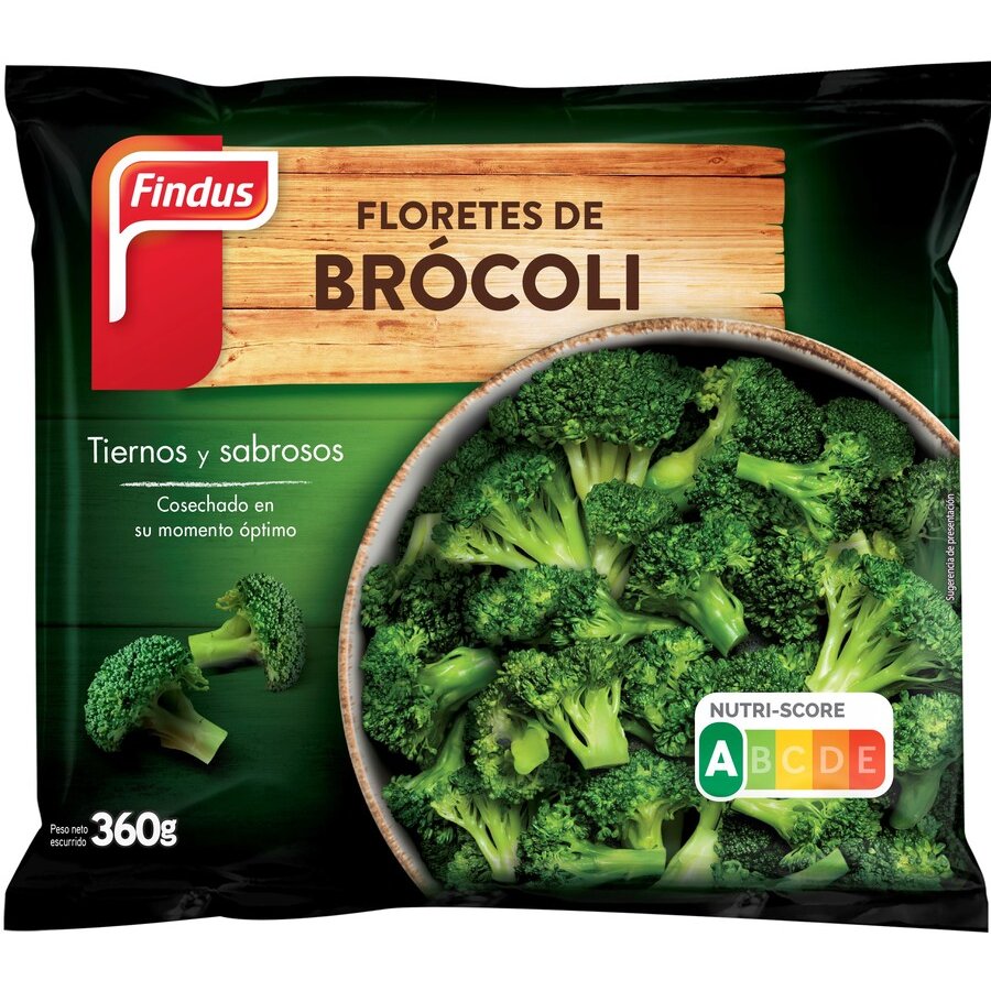 Brócoli congelado FINDUS bolsa 360 g