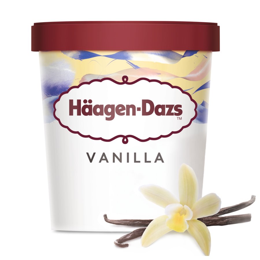 Helado HAAGEN DAZS vainilla 424 g