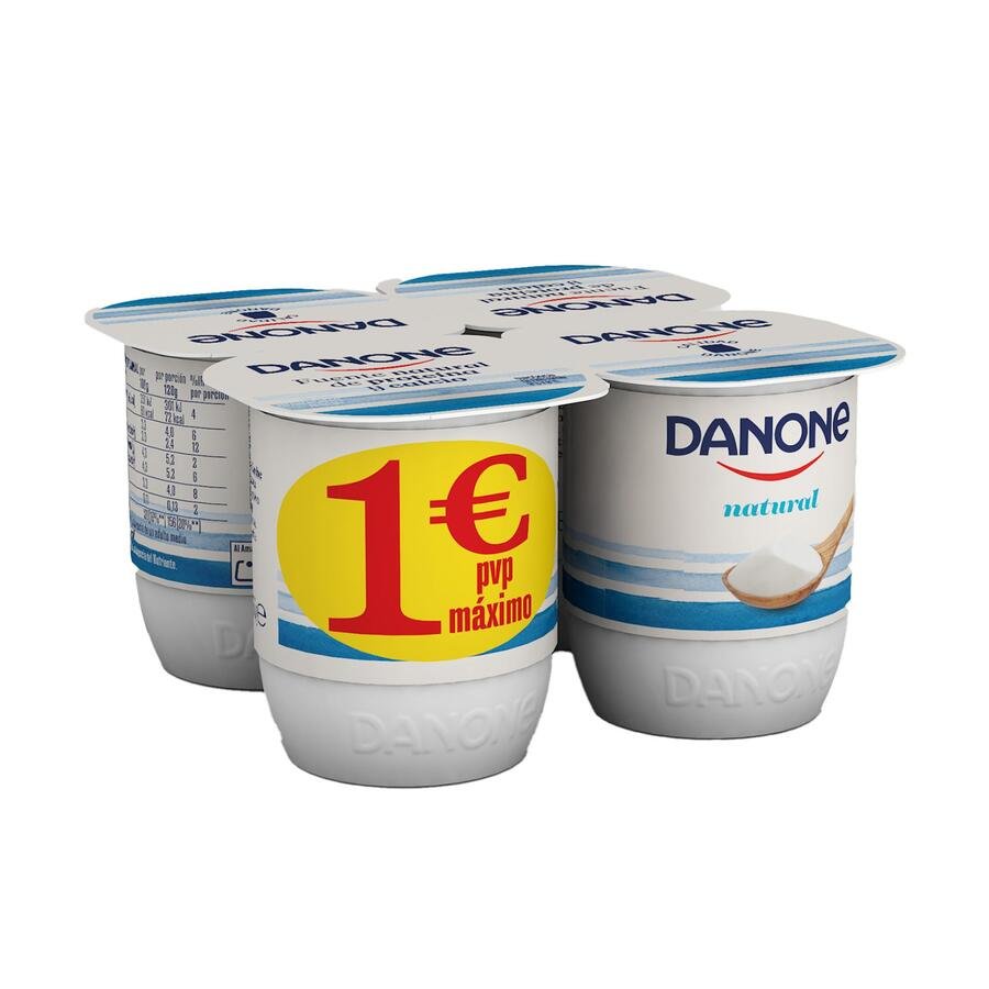 Yogur DANONE natural pack 4 x 120 g