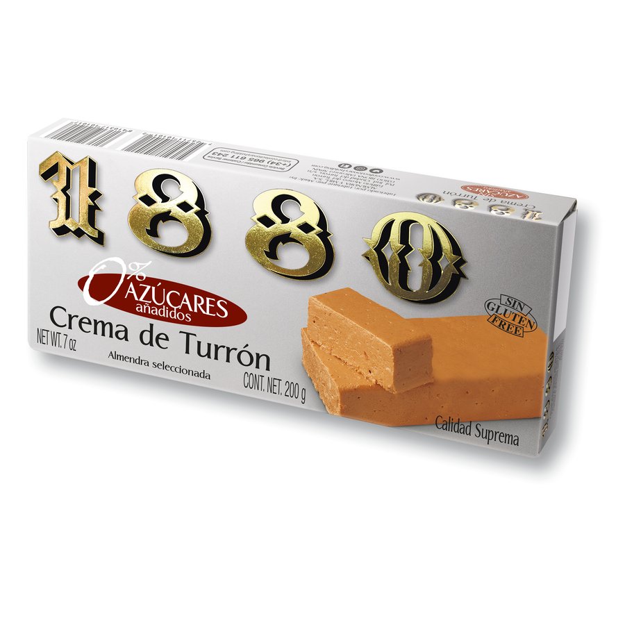 Turrón Jijona 1880 sin azúcar tableta 200 g