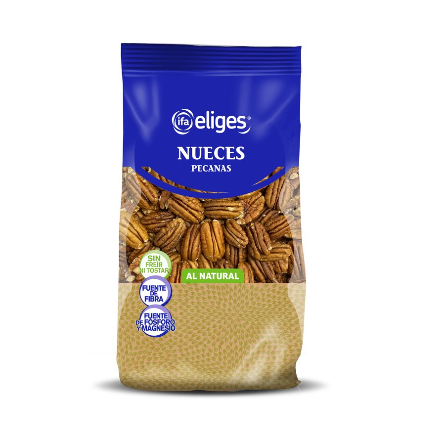Nuez pecana mondada cruda IFA ELIGES bolsa 200g