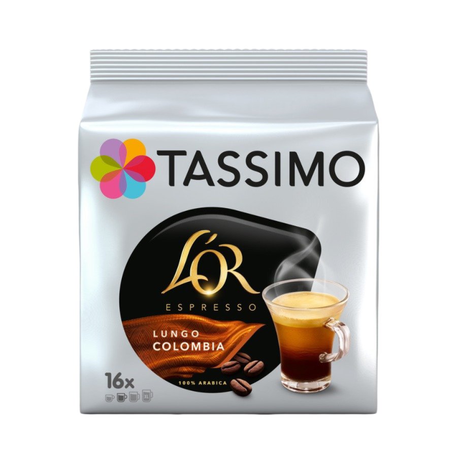Café cápsulas TASSIMO L'Or Long Colombia 16 unidades 110 g