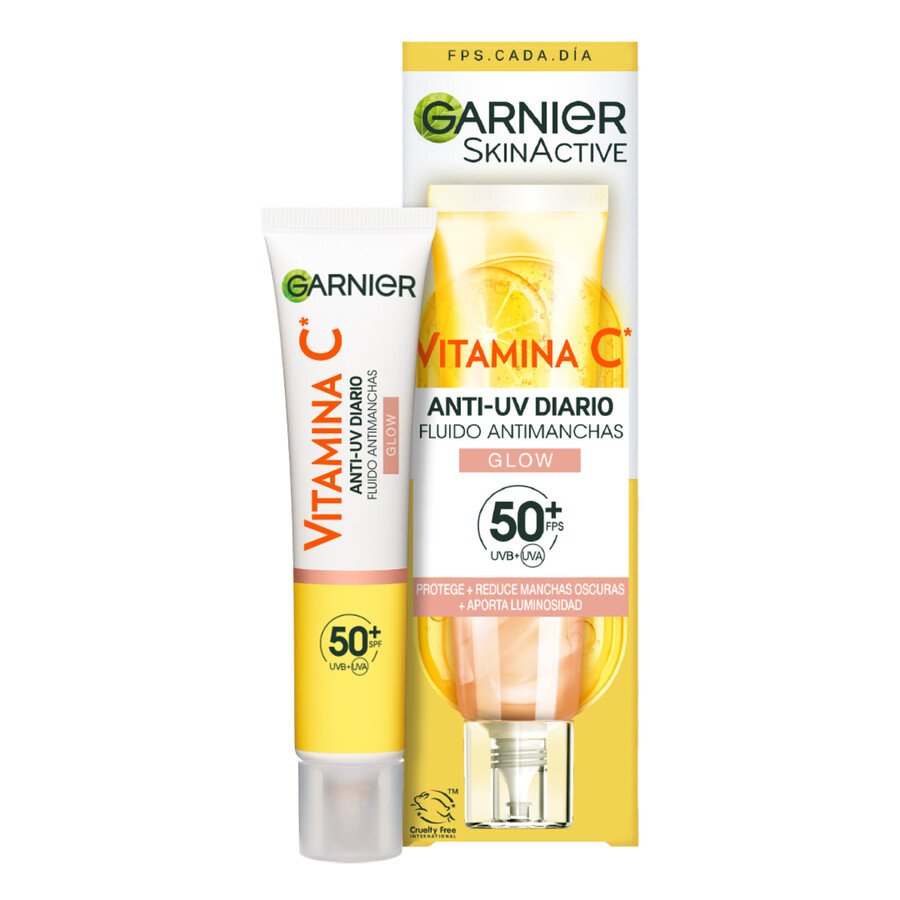 FLUIDO antimanchas anti-UV diario GARNIER Vitamina-C spf50 40 ml