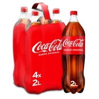 Refresco COCA-COLA normal pack 4x2 l
