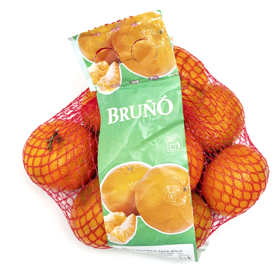 Mandarina BRUÑO categoría 1ª calibre 2/3 (54/69mm) malla 1 kg