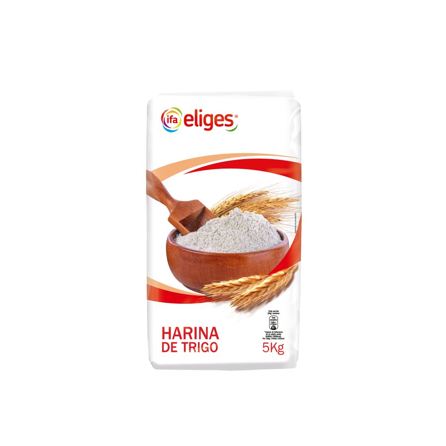Harina de trigo IFA ELIGES bolsa 5 kg.
