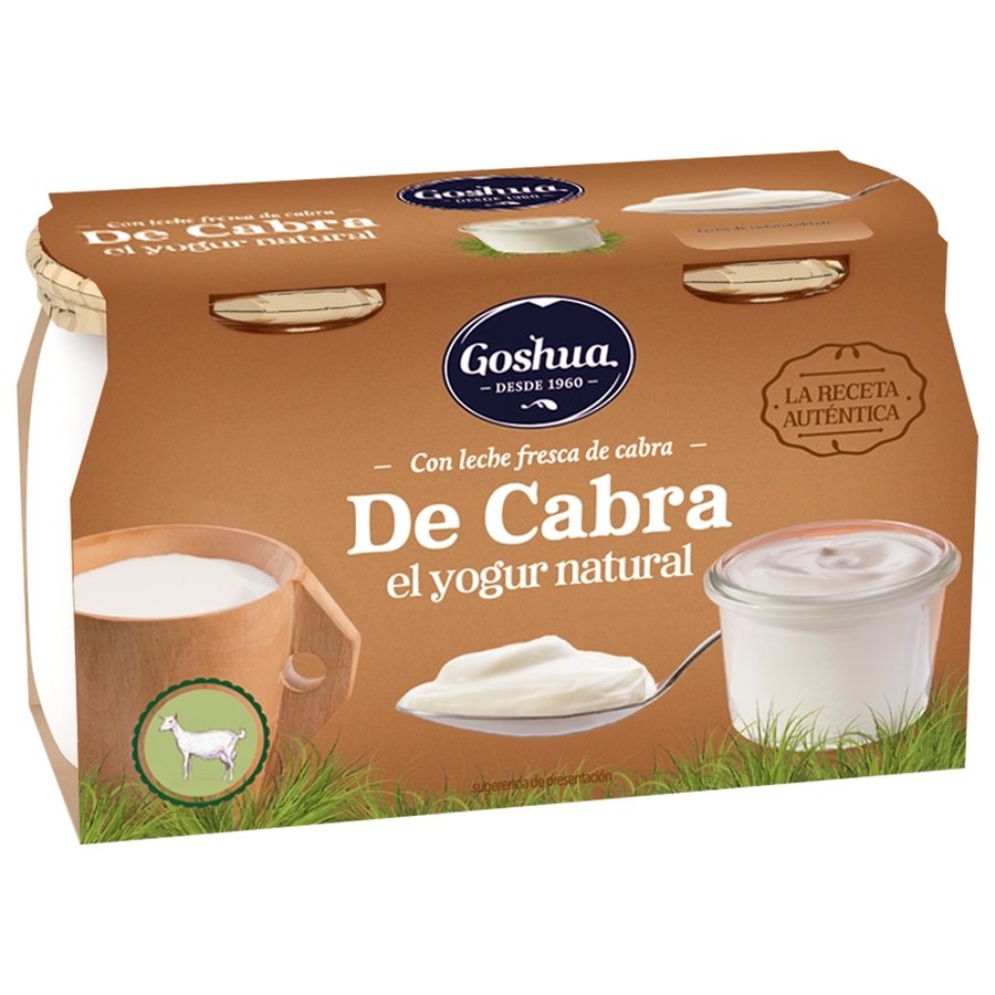 Yogur de cabra GOSHUA natural 2 x 115 g