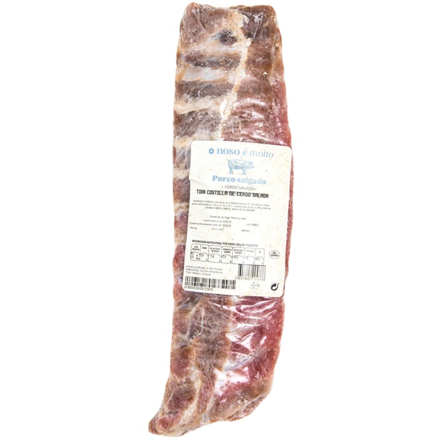 Tira costilla salada entera O NOSO E MOITO kilo