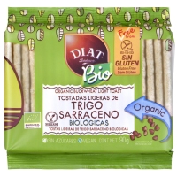 Tostadas ligeras trigo sarraceno bio sin gluten DIAT RADISSON 90 g