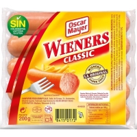 Salchichas OSCAR MAYER Wieners Classic 5 unidades 200 g