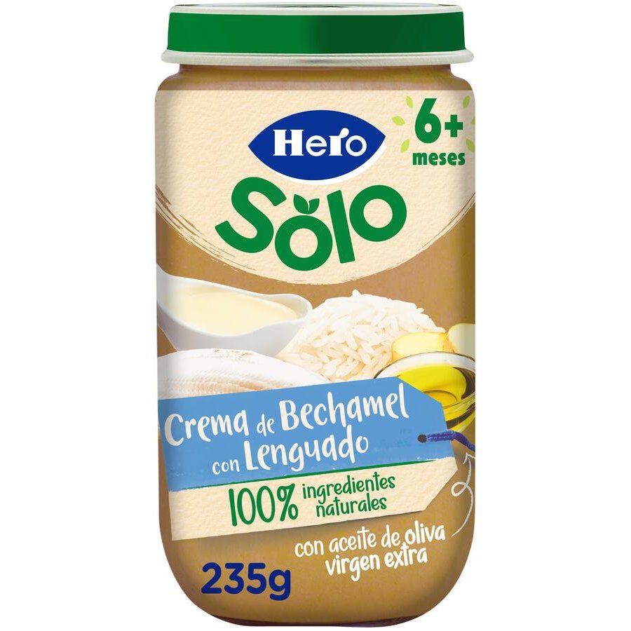 Alimento infantil HERO Baby lenguado con bechamel 235 g