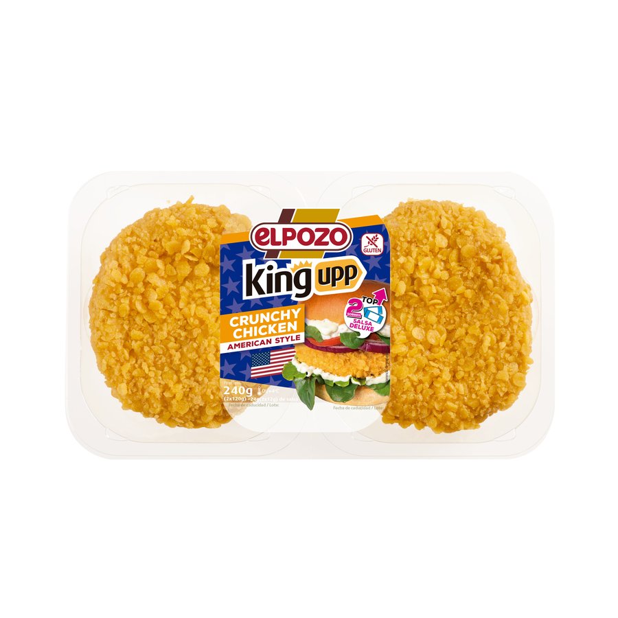 Burger Crunchy chicken ELPOZO pack 2x120 g