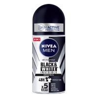 Desodorante NIVEA invisible B&W for men roll on 50 ml