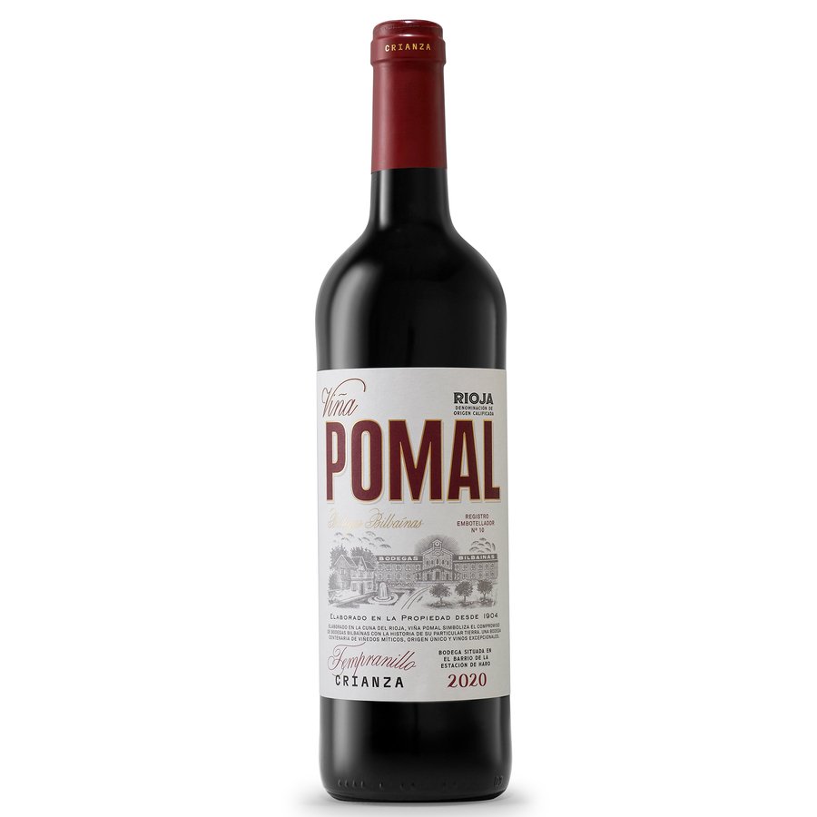 Vino tinto D.O.Ca.Rioja VIÑA POMAL Crianza botella 75 cl