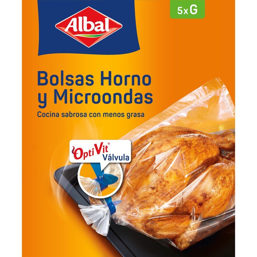 Bolsa horno y microondas ALBAL 5 unidades