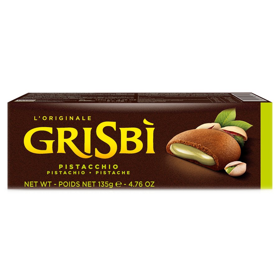 Galletas rellenas de pistacho GRISBI 135 g