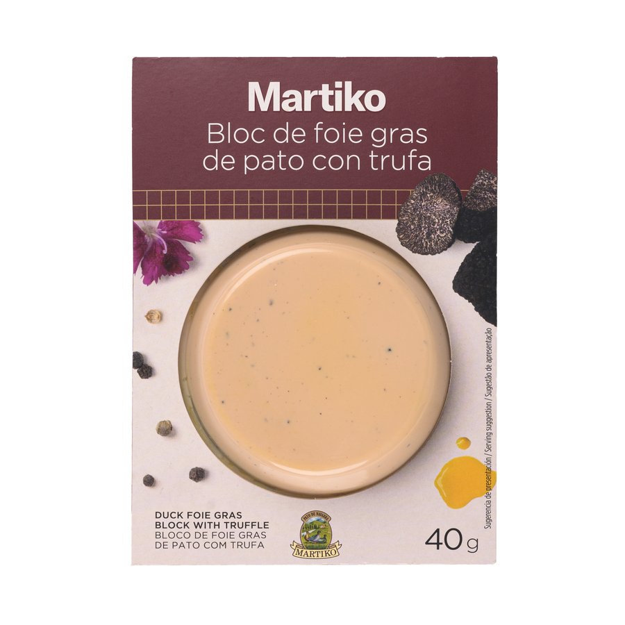 Bloc de foie gras pato con trufa MARTIKO 40 g