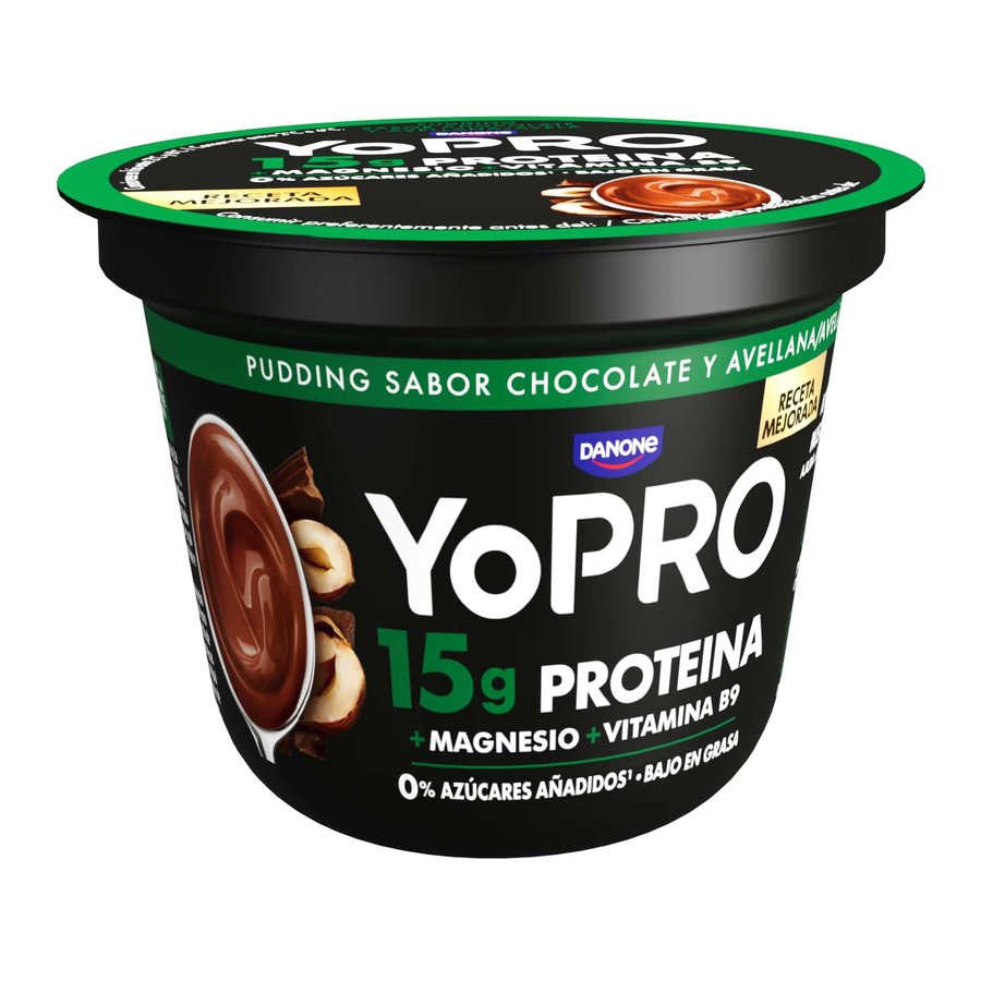 Pudding DANONE YOPRO chocolate y avellana 150 g