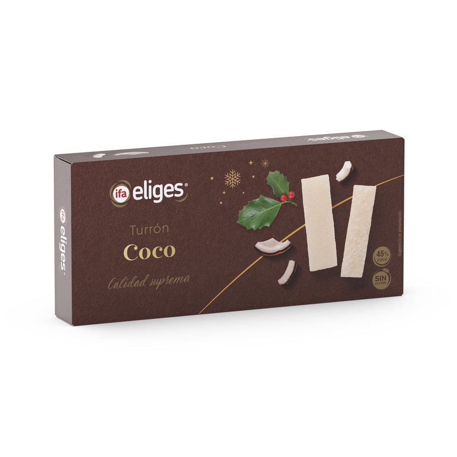 Turrón coco IFA ELIGES 250 g