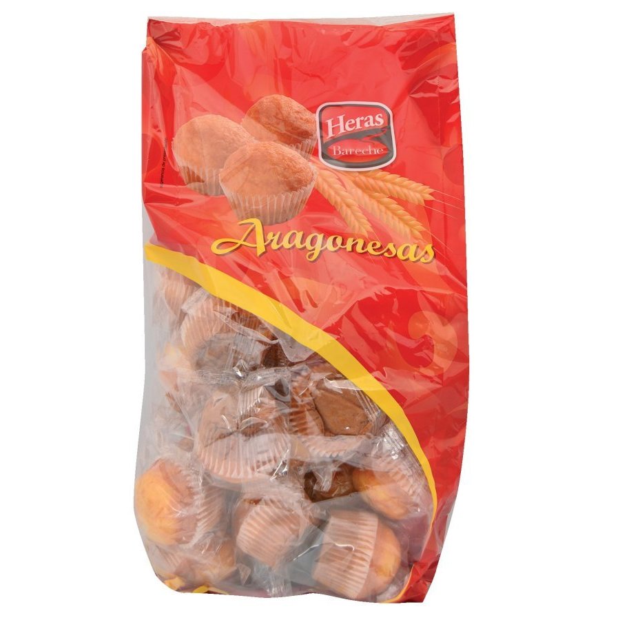 Imagen de Magdalenas redondas envoltorio individual HERAS 800 g