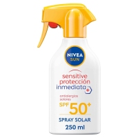Protector solar NIVEA sensitive FP50 pistola 250 ml