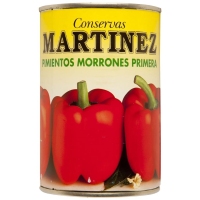 Pimientos morrones MARTINEZ lata 250 g pne