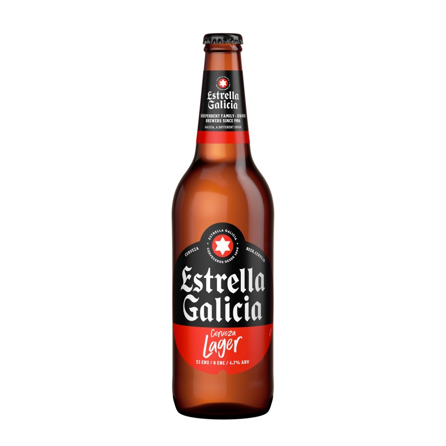 Cerveza ESTRELLA GALICIA botella 66 cl