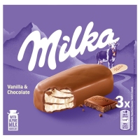 Helado bombón MILKA 3 unidades 195 g