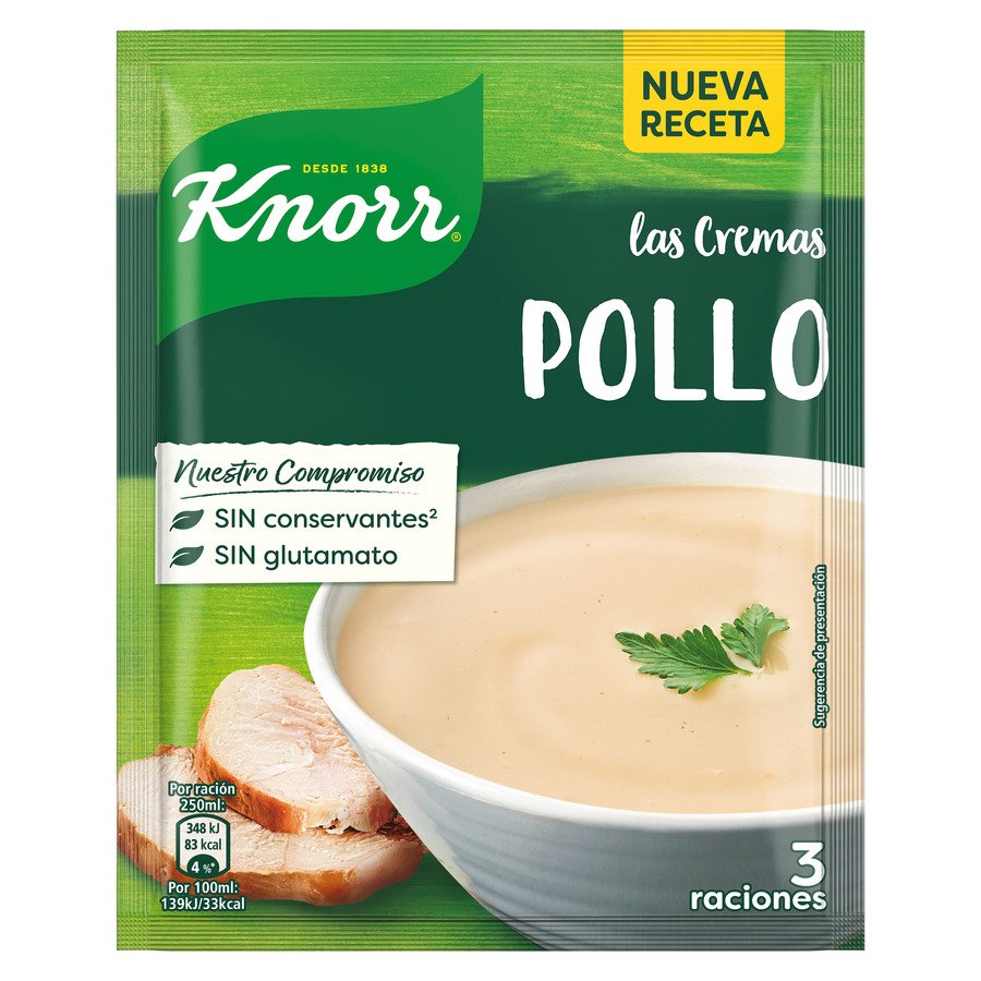Crema pollo KNORR sobre 55 g