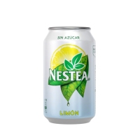 Refresco té NESTEA ao limón sen azucre lata 33 cl