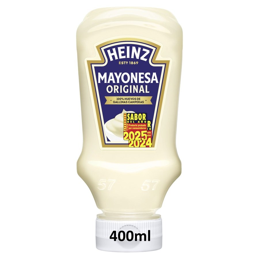Mayonesa HEINZ bocabajo 400 ml