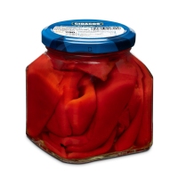 Pimientos piquillo enteros CIDACOS frasco 225 g pne.