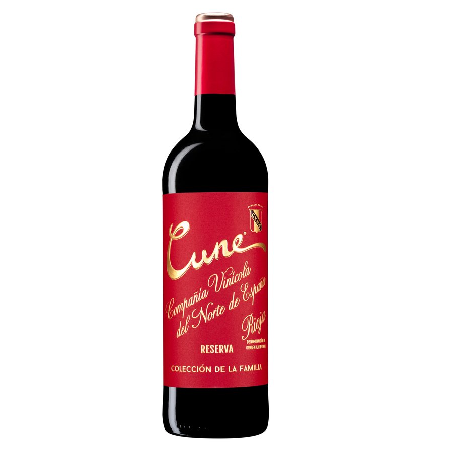Vino tinto D.O.Ca.Rioja CUNE Reserva Colección Familia botella 75 cl